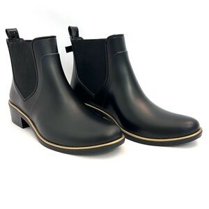 Kate Spade Sedgewick Rain Boots, Black Size 7